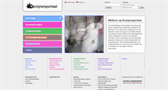Desktop Screenshot of konijnenportaal.nl