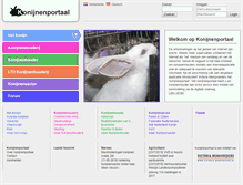 Tablet Screenshot of konijnenportaal.nl